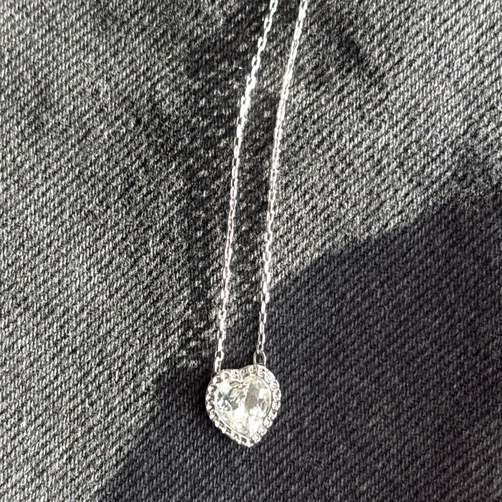 Swarovski crystal heart necklace pendant